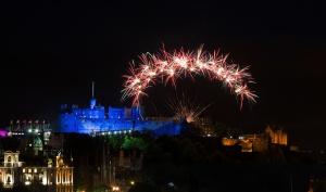 Photograph of Edinburgh Fireworks